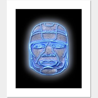 Olmec agro-tech Head logo Posters and Art